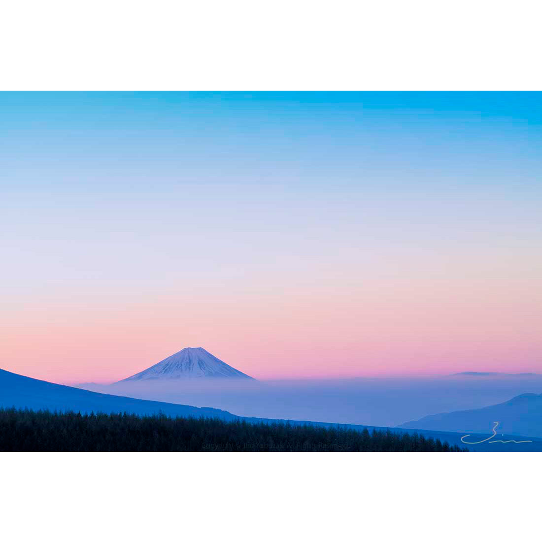 写真「天界からの光」Joshua 額装 富士山 自然 風景 J 富士山 - / Nature Landscape - Mt.Fuji - – Jiro Yabuzaki Official
